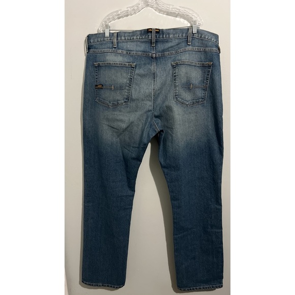 Ariat Rebar M5 Straight Leg Jean Men’s 42x35.5 Blue Edgewood Denim - Picture 3 of 16